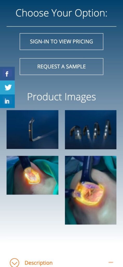 obp Surgical Website Design Mobile Screenshot 2